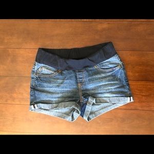 Denim jean maternity shorts size XS/S